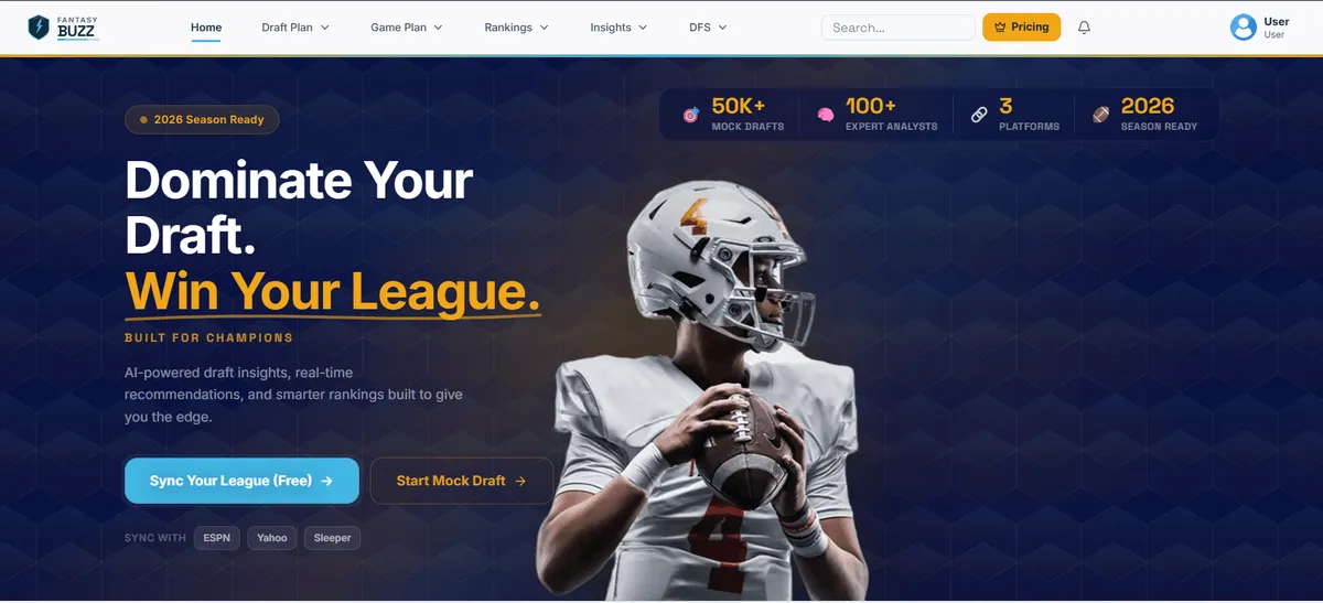 FantasyBuzz screenshot